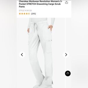 Cherokee Workwear Revolution Women’s Cargo Scrubs